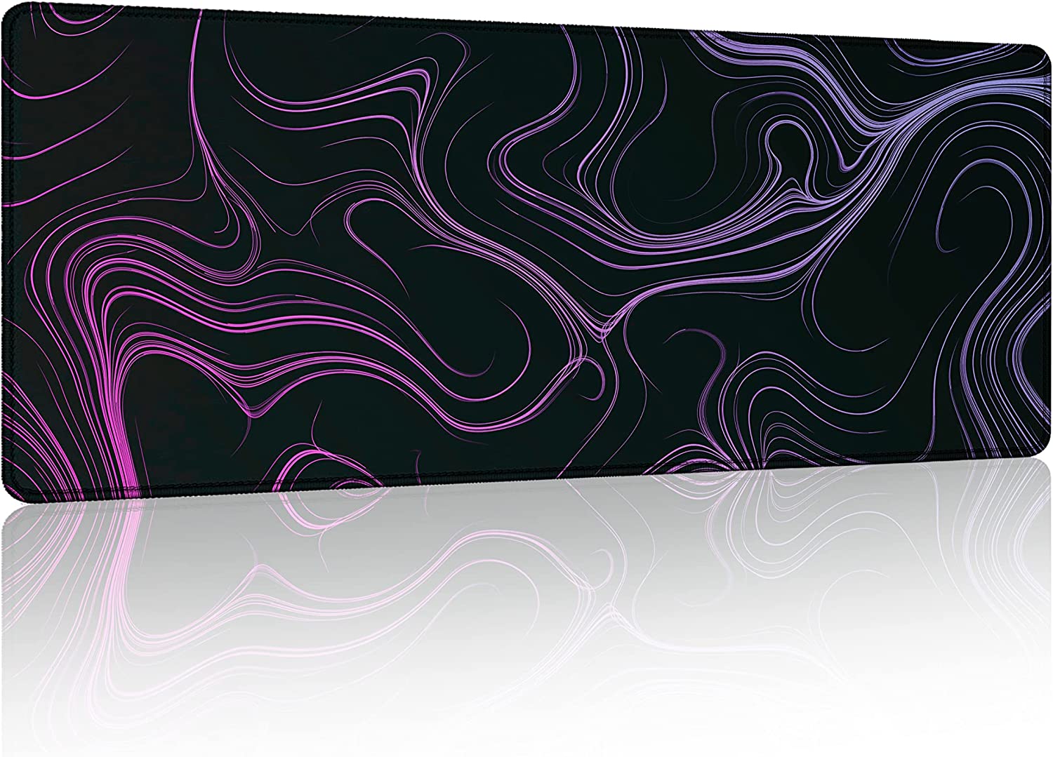 XXL Mouse Pad Extended Gaming Mousepad Large 31.06" x 11.8" Desk Pad Keyboard Mat with Non-Slip Base Stitched Edge for Home Office Gaming Work
