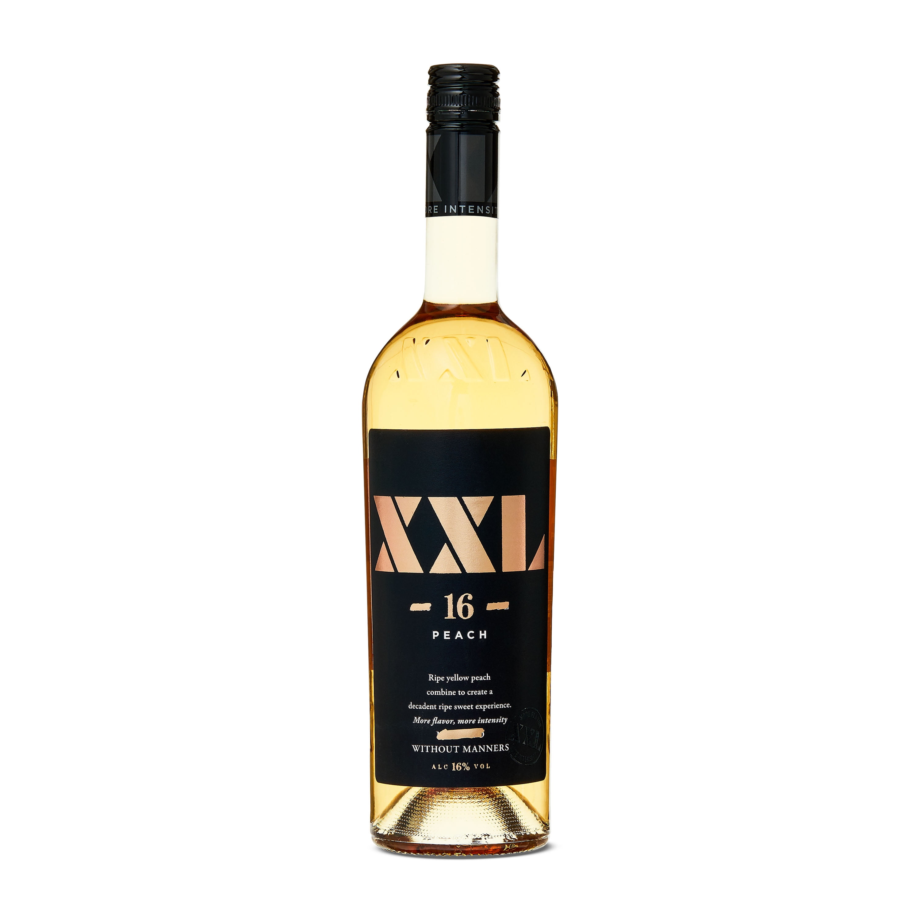 XXL Peach Moscato, 750 mL Glass Bottle, 16% ABV