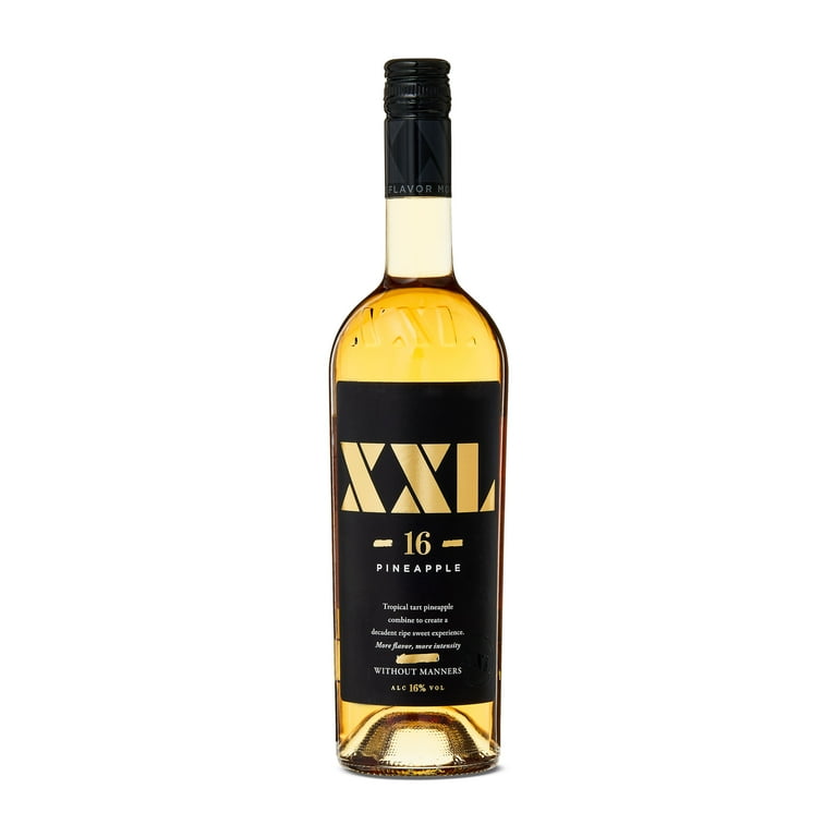 XXL Pineapple Moscato Wine, 750 mL Glass Bottle, 16% ABV - Walmart.com
