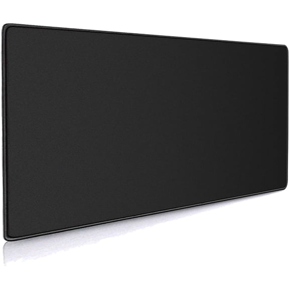 XXL Professional Large Mouse Pad & Computer Game Mouse Mat (35.4x15.7x0.12IN, 90x40 Black)