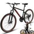 thumbnail image 1 of XXLYY 24 Inch Full Suspension Mountain Bike – 21-Speed Grip Shifters, High Carbon Steel Frame, Dual Disc Brakes, All-Terrain Tires – Unisex for Adults, Men & Women – Ideal for Trail & Outdoor Riding, 1 of 8