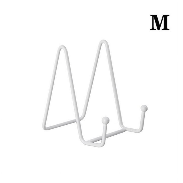 XXMAO Iron photo frame bracket stone easel bracket ceramic disc frame