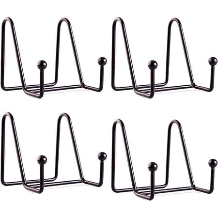 XXMAO Lanney 4 Pack 3.3'' Metal Easel Display Stand Holder for