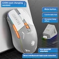 thumbnail image 1 of XXPLKPFA  G308 Wireless Mecha Wireless  Gaming Mouse ，Rechargeable and silent computer office gaming special use,  4000 dpi,6 Buttons, 2.4G Wireless RGB Lighting, G308, 1 of 12