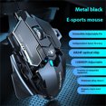 thumbnail image 1 of XXPLKPFA MK500 Wired Gaming Mouse, Gaming Mechanical for PC Desktop and Multi-Device, Hardware Macro Programming - 12800DPI - Adjustable Tail, Individual Fire Buttons, Optical Chip, 1 of 8