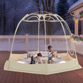 thumbnail image 1 of TABU Pop Up Bubble Tent, Sports Tent for 8-9 People, Portable Weatherproof Clear Tent, 12 x 12 ft, 1 of 6