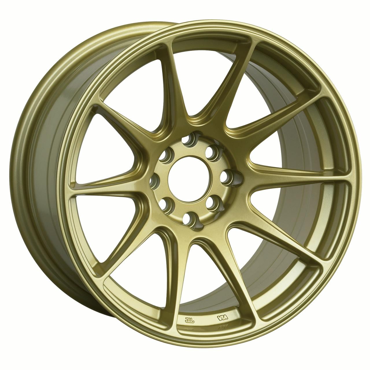 XXR 527 16x8.25 4x100/4x114.3 0et Gold Wheel - Walmart.com