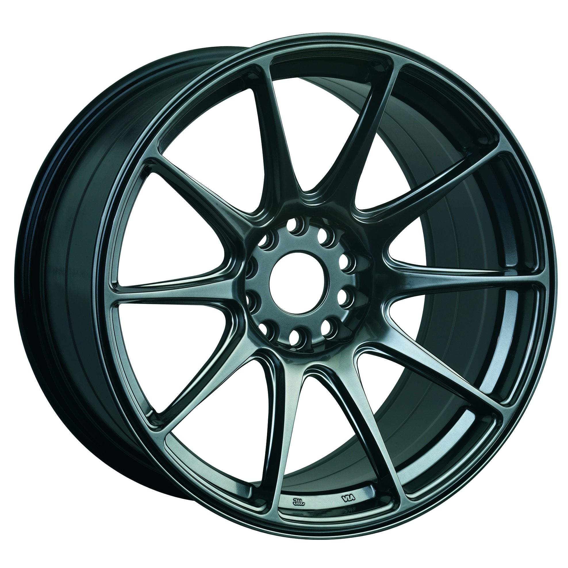 XXR 527 17x8.25 5x100/5x114.3 25et Flat Black Wheel