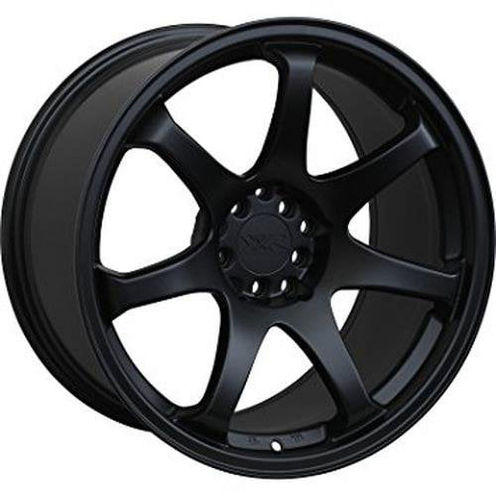 XXR 551 17 Black Wheel / Rim 4x100 & 4x4.5 with a 22mm Offset and
