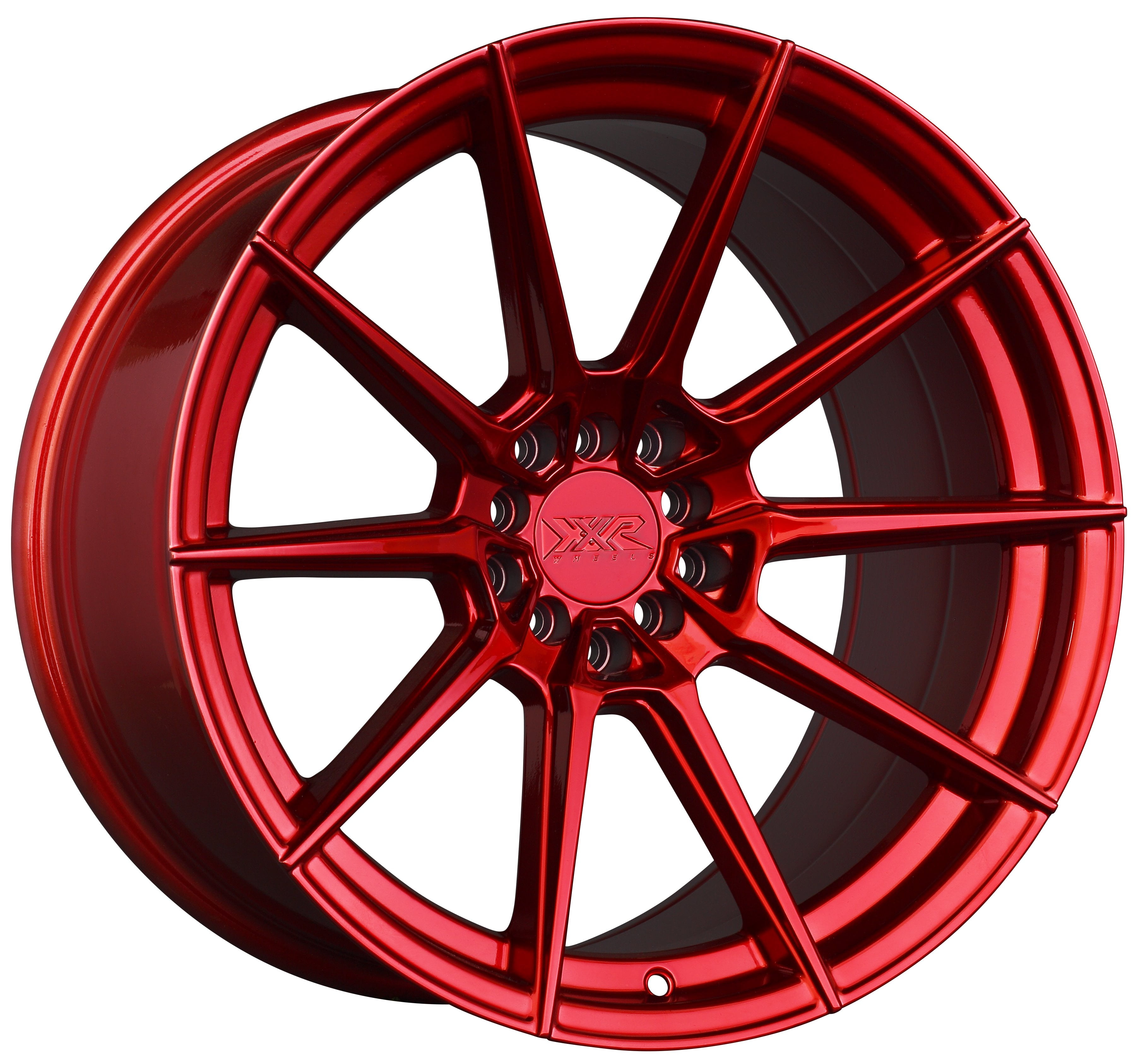 Red Rims 18 XXR 567 18x8.5 5x108/5x112 35et Candy Red Wheel - Walmart.com