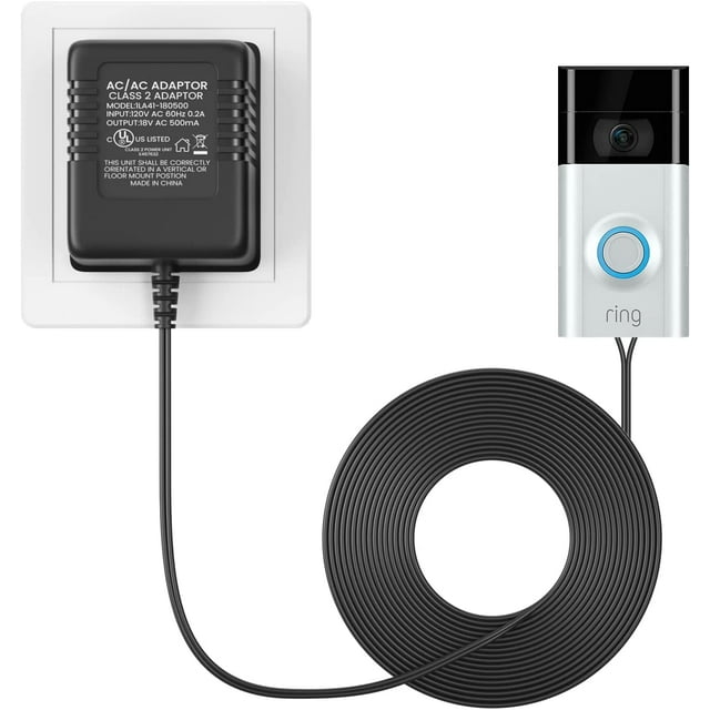 XXSZHY 18V Power Adapter for Video Doorbell Power Supply for the Ring