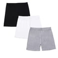 thumbnail image 1 of XXWXYD 3 Pack Girls Athletic Running Shorts Elastic Waist Comfy Yoga Tights Kids 5-14 Years Summer Sport Gym Workout Training Quick Dry, 1 of 6