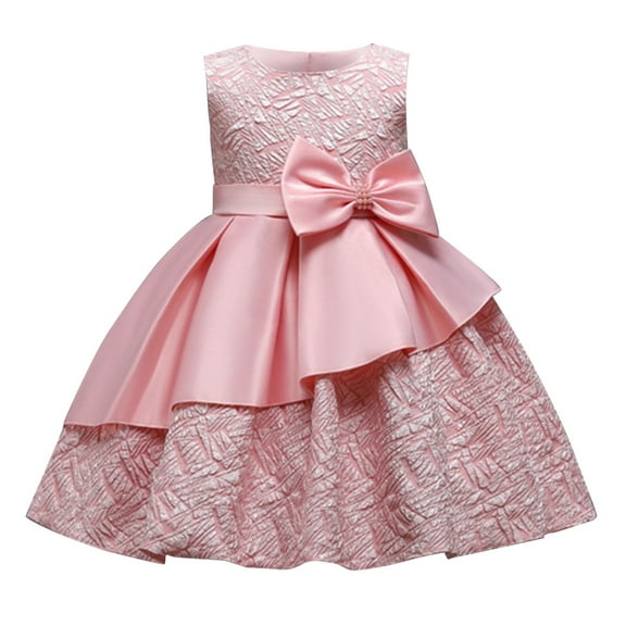 XXWXYD All-Season Tutu Performance Dress, Convertible Catwalk-to-Casual Dress, Birthday & Piano Recital Outfit with Removable Sash