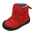 thumbnail image 1 of XXWXYD Baby Boot Girls and Boys Children's Casual Shoes Mesh Soft Sole Breathable Sports Short Boots for Fashion Classic Comfortable Shoe(12-18 Months,Red), 1 of 5