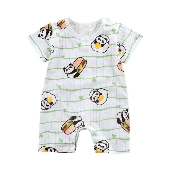 XXWXYD Baby Boys Girls All-Season Jumpsuits Rompers, Soft Breathable Cotton Bodysuit Outfits with Snap Closure, Cute Casual Playwear