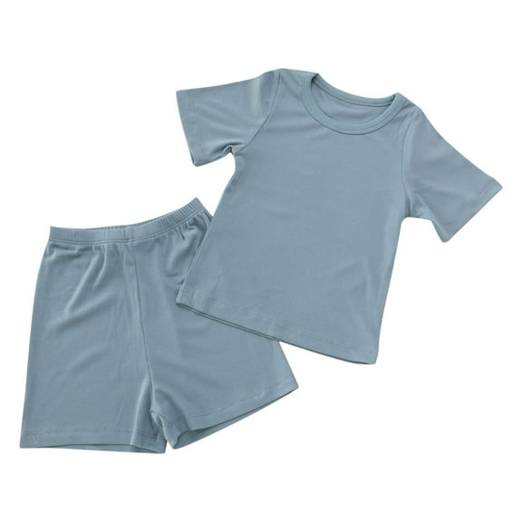 XXWXYD Baby Children Short Sleeve Pajamas Suit Spring Summer Autumn Sleepwear Air Conditioning Clothes Lightweight Comfort Outfit for Toddler Cool Nights