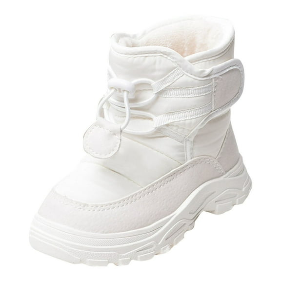 XXWXYD Baby Girls' Boots Girls and Boys Children's Casual Shoes Mesh Soft Sole Breathable Sports Short Boots for Fashion Classic Comfortable Shoe(18-24 Months,White)