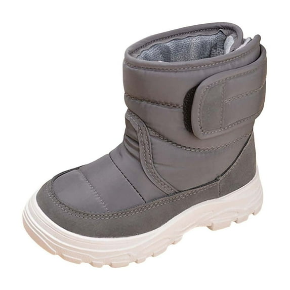 XXWXYD Boots Girls and Boys Children's Casual Shoes Mesh Soft Sole Breathable Sports Short Boots for Fashion Classic Comfortable Shoe(18-24 Months,Grey)