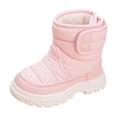 thumbnail image 1 of XXWXYD Boots Girls and Boys Children's Casual Shoes Mesh Soft Sole Breathable Sports Short Boots for Fashion Classic Comfortable Shoe(3-3.5 Years,Pink), 1 of 6