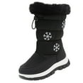 thumbnail image 1 of XXWXYD Boy Snow Boots Girls Shoes Fashion Solid Color Short Boots Simple Casual Non Slip Breathable Boots Walking Shoes for Toddler/Little Kid/Big Kid(4.5-5 Years,Black), 1 of 8