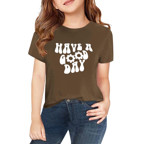 XXWXYD Boys Girls 2D Personalized Print T-Shirt, Round Neck Comfortable Short Sleeve Tee, Cotton Crewneck Basic Graphic Summer Tops