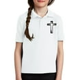 thumbnail image 1 of XXWXYD Boys Girls 𝐏𝐨𝐥𝐨 Shirts for Sports Tennis, School Uniform Quick-Dry Activity Tank Tops, V-Neck Collared Performance Shirt with Breathable Fabric, 1 of 8