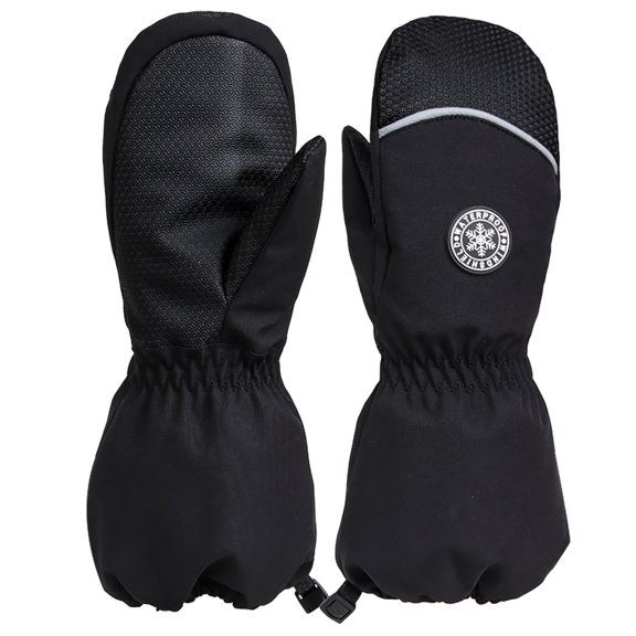 XXWXYD Boys Girls Ski Mittens Winter Snow Gloves 𝖶aterproof Warm Thermal Thicken Outdoor Cold Weather Snow Sports Skiing Snowboarding Children Hand Protectio𝗇