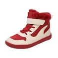 thumbnail image 1 of XXWXYD Boys' Snow Boots Girls Boys Children's Casual Shoes Mesh Soft Sole Breathable Sports Short Boots for Fashion Classic Comfortable Shoe(6-7 Years,Wine), 1 of 9