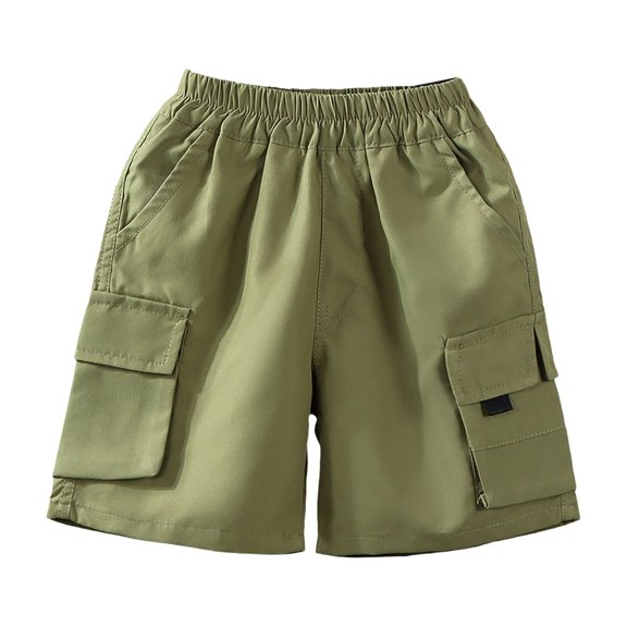 XXWXYD Boys Summer Shorts Lightweight Casual Shorts Baggy Knee Lenght Short Kids Elastic Waist Short Comfy Beach Bermud𝖺 Shorts Cargo Shorts For Boys