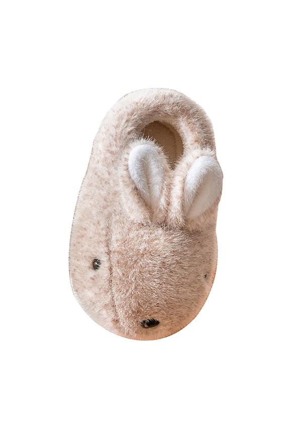 Carton Bunny Plush Slippers with Memory 𝖥oam for Kids Boys Girls Comfy Indoor/Outdoor House Shoes Non-Slip Soft Sole Fuzzy Toddler Slippers