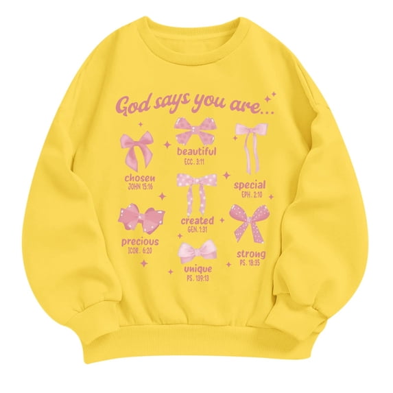 XXWXYD Children Personalized Sweatshirt All Season Long Sleeve Pullover Top Teen Boys Girls Casual Cozy Fleece Loungewear Comfortable Everyday Street Fashion