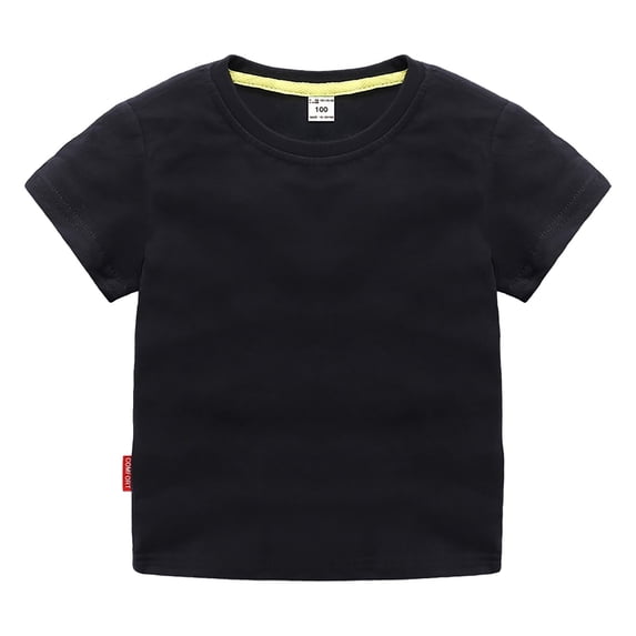 XXWXYD Clearence Boys And Girls Organic Cotton Classic Crewneck Tee - Ultra Soft Boys Girls Everyday Basic T-Shirt Toddler Kids Comfortable Playwear Preschool Casual Outfit