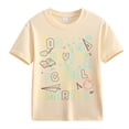 thumbnail image 1 of XXWXYD Clearence Kids’ Girls And Boys T-Shirt Academic Achievement Top - Cheerful 100th Day School Shirt with Playful Number Design (12-13 Years,Beige), 1 of 1