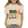 thumbnail image 1 of XXWXYD Clearence Kids Pre-K Graduation Outfit - Adorable First School Day Tee for Toddlers, Comfortable Cotton Kindergarten Shirt with Motivational Back to School Slogan (6-7 Years,Beige), 1 of 1
