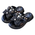 thumbnail image 1 of XXWXYD Cloud Pilow Slides for Girls | Memory 𝖥oam Arch-Support | Thick Sole Bow Decor Bedroom Sandals Toddler Approved, 1 of 3