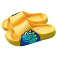 thumbnail image 1 of XXWXYD Cloud Slide Dinosaur Slippers for Kids - Quick-Dry Shower Shoes for Toddler Boys Girls Non-Slip Soft Sole Bath & Pool Water Sandals, 1 of 9
