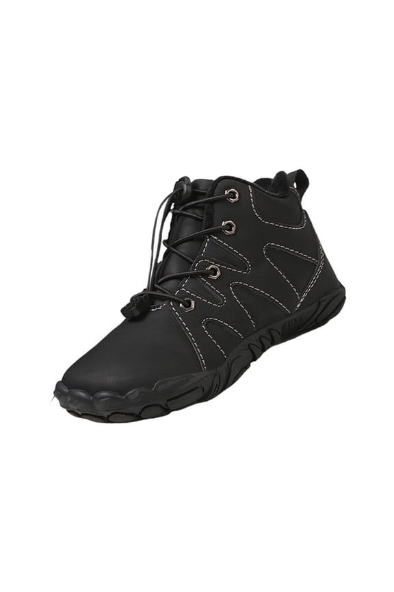 Cowboy Boots Girls Boys Children's Casual Shoes Mesh Soft Sole Breathable Sports Short Boots for Fashion Classic Comfortable Shoe(5-5.5 Years,Black)