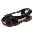 thumbnail image 1 of XXWXYD Floral Hollow-Out Sandals for Kids Flat Sole Beach Shoes Breathable Comfortable Casual Footwear Lightweight Summer Sandals Boys Girls, 1 of 7