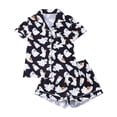 thumbnail image 1 of XXWXYD Girls 2 Piece Outfits Short Sleeve Shorts Sets Halloween Costum𝖾 Suit Halloween Costum𝖾s for Girls, Soft Breathable Suits, Loose Comfy Shirts, 1 of 8