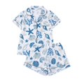 thumbnail image 1 of XXWXYD Girls 2 Piece Outfits Short Sleeve Shorts Sets Halloween Costum𝖾 Suit Halloween Costum𝖾s for Girls, Soft Breathable Suits, Loose Comfy Shirts, 1 of 7