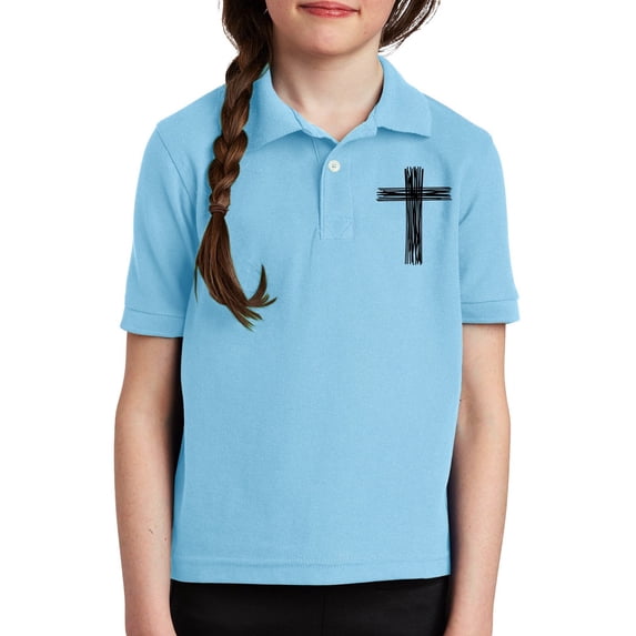 XXWXYD Girls Boys Cute 𝐏𝐨𝐥𝐨 Shirts, Button Up Collared Quick-Dry Sports Tennis Outfit, Graphic Design Toddler Shirt with UPF Sun Protection