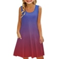 thumbnail image 1 of XXWXYD Girls Cotton Jumper 𝖲undress | Sleeveless Summer Beach Dress with Pockets | Soft Stretchy Midi Swing Dress for Toddler Outdoor Play Kindergarten Casual Outfit, 1 of 6