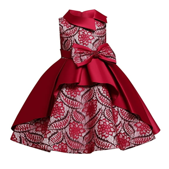 XXWXYD Girls Dresses Spring Summer And Autumn Children's Birthday Princess Dress Catwalk Tutu Skirt Girls Piano Performance Evening Dress Casual Dress