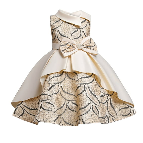 XXWXYD Girls Dresses Spring Summer And Autumn Children's Birthday Princess Dress Catwalk Tutu Skirt Girls Piano Performance Evening Dress Casual Dress