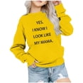 thumbnail image 1 of XXWXYD Girls Graphic Crewneck Sweatshirt Casual Long Sleeve Pullover with Funny Letter Print, Cute Tween Top for School Youth 1-11 Years, 1 of 4