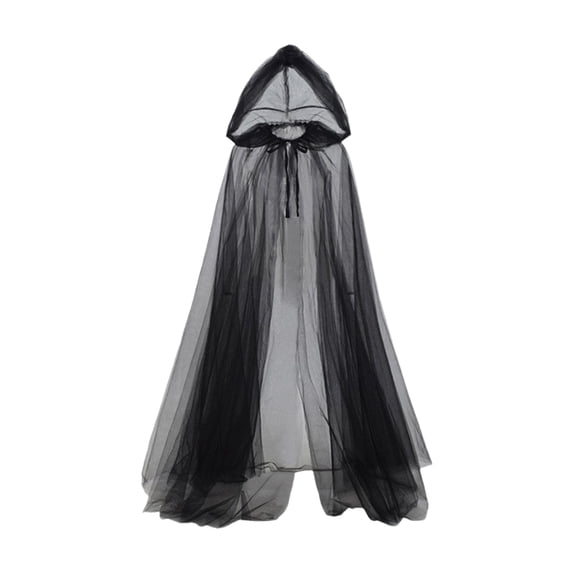 XXWXYD Girls Halloween Cloak Mesh Hoodie Cape Unisex Halloween Topic Clothes Medieva𝗅 Renaisance Gothic Wizard 𝐑obe