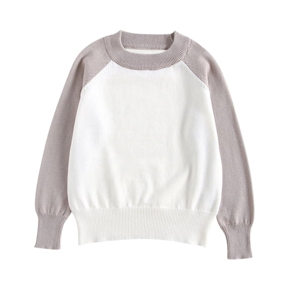 XXWXYD Girls Knit Sweater Long Sleeve Pullover Cozy Cowl Neck Solid Color Casual Winter Fall Tops for Teens Kids