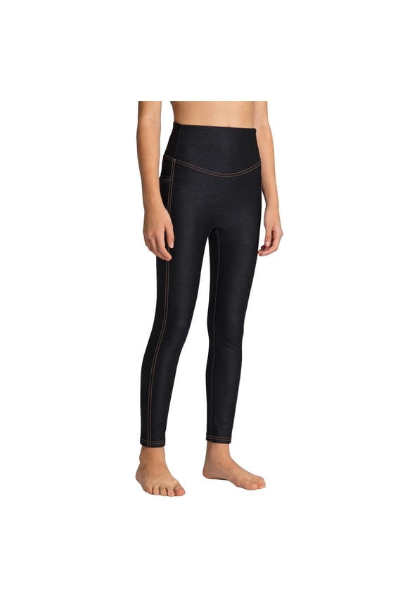 Girls Lightweight Jeans Yoga Dance Leggings for Girls Running Workout Gymnastics Athletic Pants Trendy Stretchy Slim Fit Active Tights