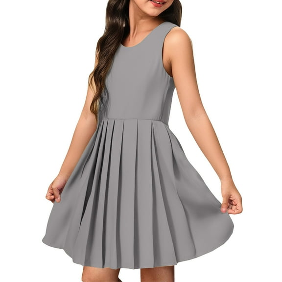 XXWXYD Girls Pleated Skirt Vest Dress College Style Academic Outfit Autumn Layered Skirt Set for Tweens Performance Dance Dress