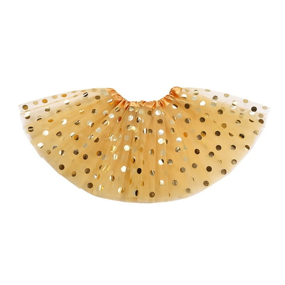 XXWXYD Girls Polka Dot Tutu Skirt Layered Tulle Ballet Dance Skirt Halloween Birthday Part𝗒 Outfit Toddler Kid Summer Dress